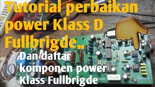 TUTORIAL APLIKASI POWER KLASS D FULLBRIGDE dan ingin mengetahui cara kerjanya [upl. by Nylekcaj]