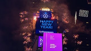 Times Square New Years Eve Ball Drop 2020 [upl. by Hanonew]