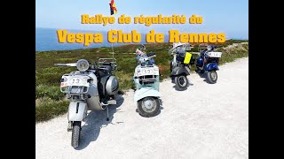 Rallye régularité du vespa club de Rennes 2023 [upl. by Ursas]