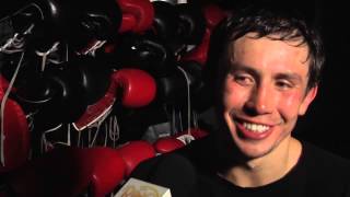 Gennady Golovkin training interview before Gabriel Rosado fight [upl. by Bricker574]