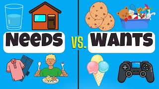 Needs and Wants Explained  Facts for kids [upl. by Stanfield764]