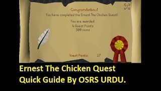 OsrsOsbuddy Ernest The Chicken Quest Quick Guide F2P In Urdu Hindi By OSRS URDU [upl. by Beryl154]