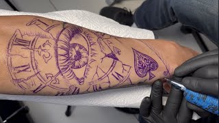 Tattoo Time lapse  Classic [upl. by Anabella]