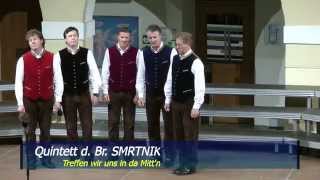 Treffen wir uns in da Mittn  gesungen vom Quintett der Br Smrtnik [upl. by Leticia]