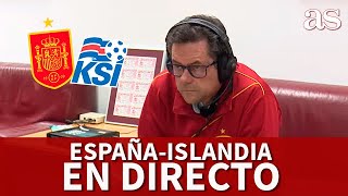 ESPAÑA ISLANDIA EN DIRECTO  La reacción de RONCERO  Diario AS [upl. by Eustazio]