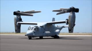 The transforming MV22 Osprey [upl. by Ecurb]