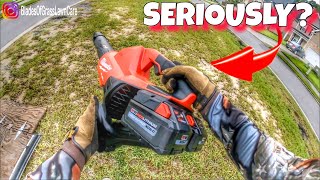 I took the New Milwaukee M18 FUEL™ Dual Battery Blower on a day of mowing [upl. by Aicirtan]