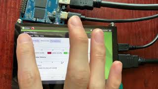 Waveshare 5inch 800x480 HDMI LCD For Bananapi M5 [upl. by Havard329]