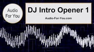 DJ Intro Opener 1  v1 [upl. by Fairlie]