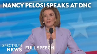 Nancy Pelosi speaks during third night of DNC FULL SPEECH  Spectrum News [upl. by Clarita]