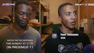 Louis Saha amp Youri Tielemans exclusive on Proximus TV [upl. by Orutra]