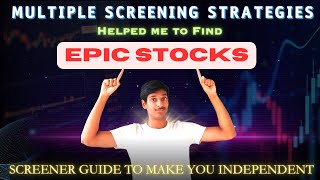 Multiple Screening Strategies that helped me to Find EPIC Stocks  Multi Year Breakout Screener [upl. by Otsenre]