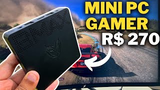 INACREDITÁVEL O QUE ESSE MINI PC GAMER PORTÁTIL FAZ SENDO TÃO BARATO  UNBOXING E TESTE [upl. by Naomi]