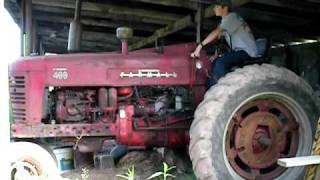 Farmall 400 Diesel Start [upl. by Neural170]