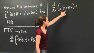 Applying the Second Fundamental Theorem  MIT 1801SC Single Variable Calculus Fall 2010 [upl. by Heck]