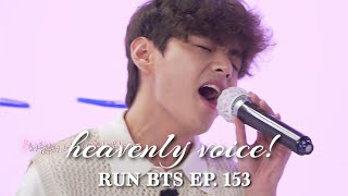 Taehyung singing “Coward” amp “Drunken Truth” in Run BTS ep 153 eng sub [upl. by Drahsir]