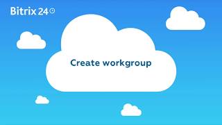 Free project management  how to create workgroups in Bitrix24 [upl. by Alaek]