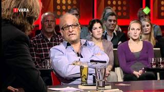 Carlo Boszhard imiteert Rene van der Gijp in DWDD TV Kantine [upl. by Neelac]