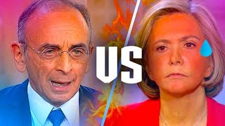 Éric Zemmour remet en place Valérie Pécresse hystérique en direct sur LCI [upl. by Meibers]