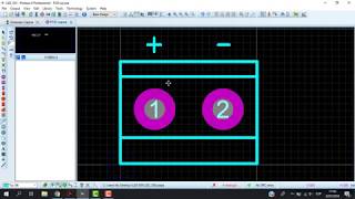 10 Proteus PCB  Creación footprint Bornera [upl. by Harutek]