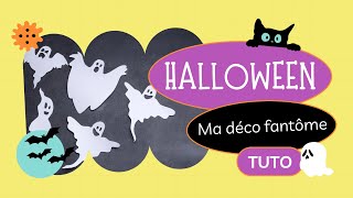 Tuto Halloween  Fabrique ton petit fantôme à suspendre 👻 [upl. by Shaer874]