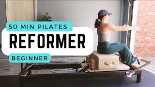 Reformer Pilates I Beginner Workout I Full Body [upl. by Ikiv682]