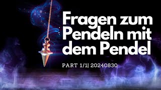 Pendelmeister Fragen zum Pendeln mit dem Pendel [upl. by Wyne257]