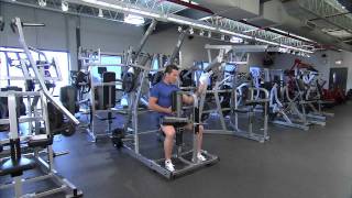 Hammer Strength PlateLoaded Front Lat Pulldown Instructions [upl. by Harim]