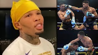 Gervonta Davis Reacts to Teofimo Lopez vs Jamaine Ortiz ROBBERY of the Year “FOOD” [upl. by Squires]