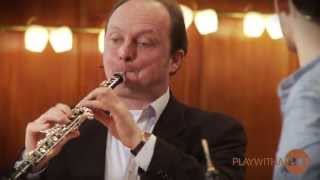 Oboe lessons Leleux Oboe Masterclass Mozart oboe concerto [upl. by Tipton]