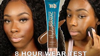 TESTING OUT URBAN DECAY HYDROMANIAC TINTED HYDRATOR  WEAR TEST REVIEW  KYRAJAY [upl. by Raff13]