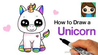 How to Draw a Unicorn easy [upl. by Lexa]