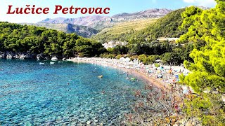 Plaża Lučice Petrovac  rajski zakątek Czarnogóry [upl. by Varini]