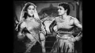 Ithaya Geetham 1950  Lalitha Padmini Dance [upl. by Arimat]