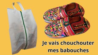 COUDRE UN SAC A CHAUSSURES  GUIDE COMPLET POUR UN SAC PRATIQUE [upl. by Oballa333]