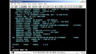 MVS 38 console operations  M53 [upl. by Nnazus]