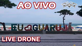 AO VIVO  VOO ATÉ A PRAIA DAS PITANGUEIRAS CENTRO GUARUJÁSP [upl. by Kerwin]