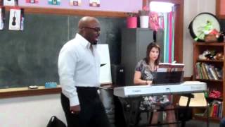 Kevin Short performs as The Mikado in an Opera Omaha preview at Holy Name Elementary School [upl. by Tadio]