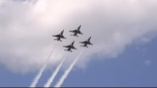 2014 Atlantic City Airshow  USAF Thunderbirds [upl. by Guidotti]