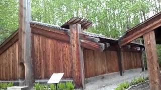 Alaska Native Heritage Center  Tlingit Haida Tsimshian homes [upl. by Aniale]