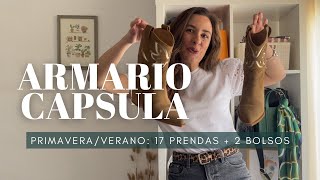 ARMARIO CAPSULA 🌸 PRIMAVERA VERANO ☀️ 2024 I CREA TU FONDO DE ARMARIO ESTA TEMPORADA 🛍️ [upl. by Teague]