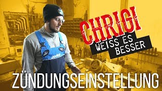 Chrigi weiss es besser Zündung einstellen  Mofakultch [upl. by Aneliram932]