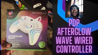 PDP Afterglow wave wired Xbox controller review [upl. by Aittam902]