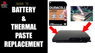 Revive your PS3 Slim Replacing the battery amp fixing overheating [upl. by Giguere]