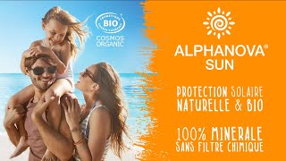 Protection solaire bio  ALPHANOVA SUN [upl. by Zetnahs618]