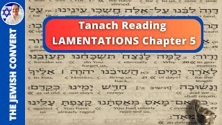 Lamentations Chapter 5  Tanach Reading in Hebrew with English Translation  BIBLE STUDY [upl. by Edrock]