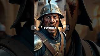 The Siege of Caffa Medieval Biological Warfare history historyfacts shorts [upl. by Elag985]