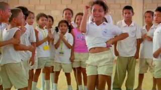 Barefoot Foundation Students do the Waka Waka dance [upl. by Odlanyar]