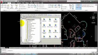 AutoCAD  How to Use Design Center [upl. by Nnalorac]