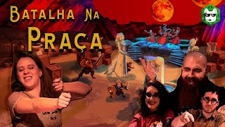 Jogando RPG  s4e11  A Lua Sangrenta  Batalha na Praça [upl. by Kerk81]